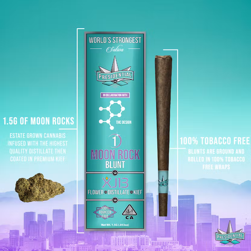  PRE-ROLL - MOON ROCK INFUSED BLUNT - XJ13