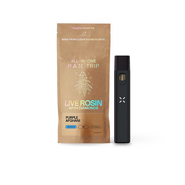 AIO - LIVE ROSIN WITH DIAMONDS - PURPLE AFGHANI