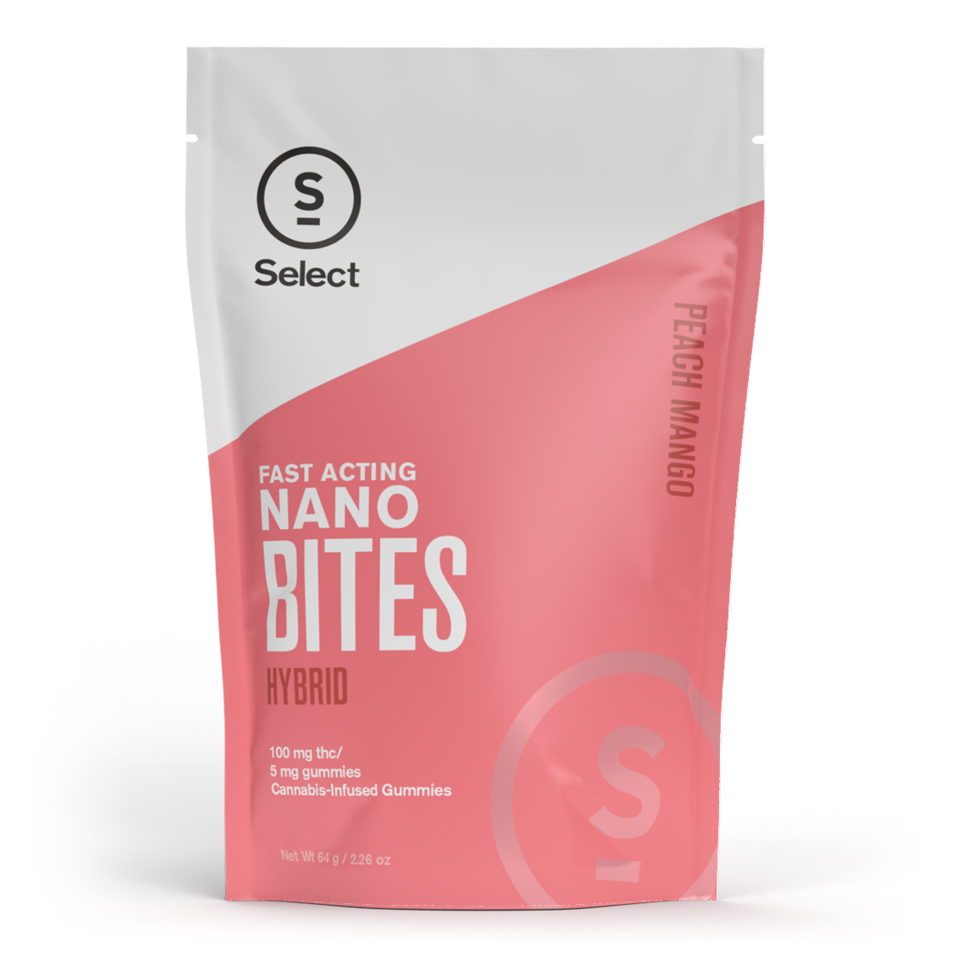GUMMIES - NANO BITES - PEACH MANGO - 100 mg - 20 Pack
