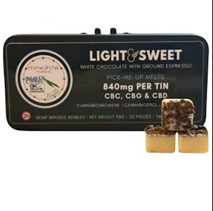 AM WHITE CHOCOLATE PICK ME UP MELTS - 840 mg - 20 Pack