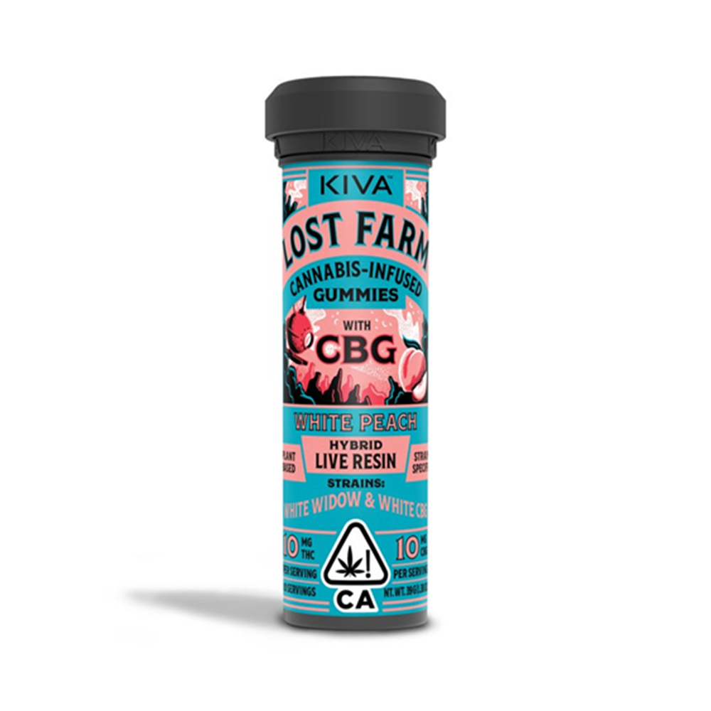 White Peach Chews Cbg 1:1   100 Mg