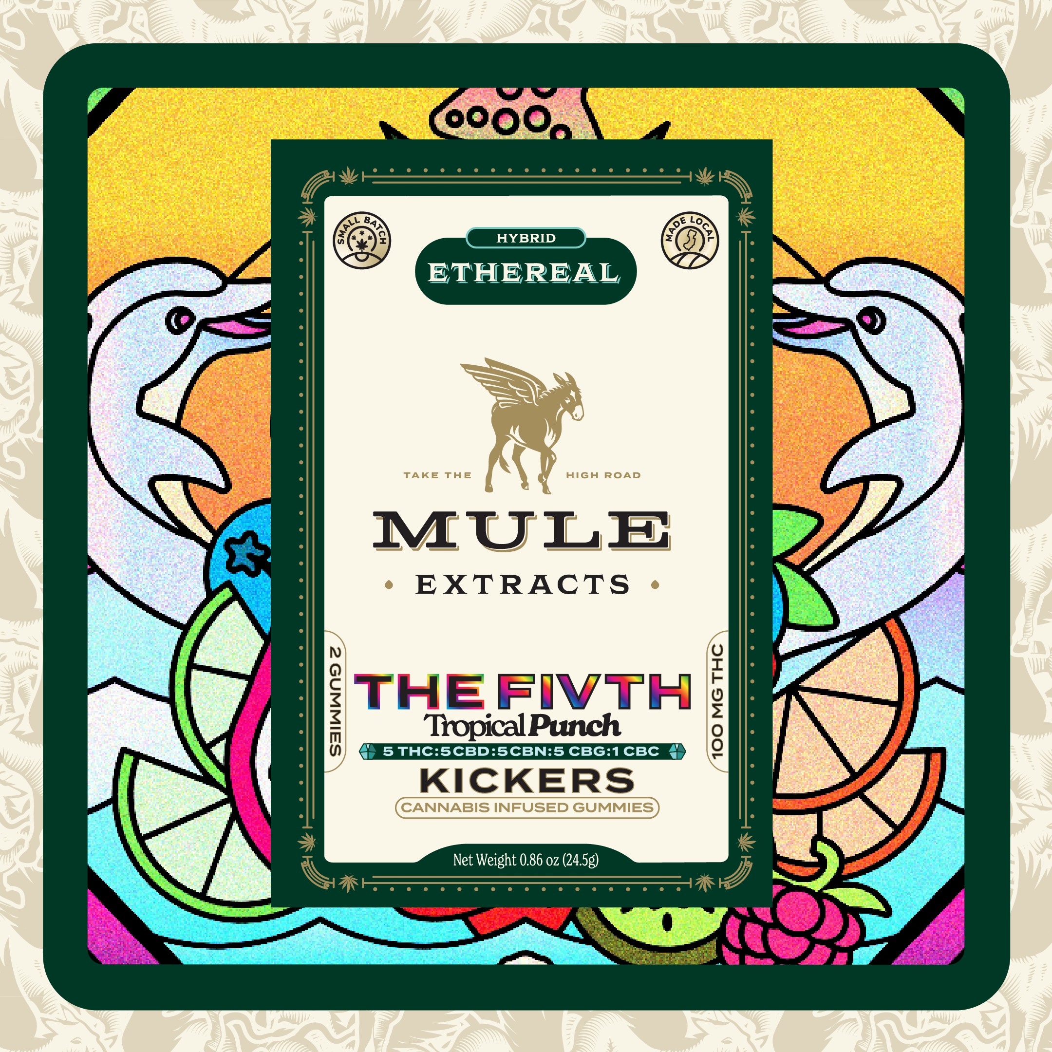 Tropical Punch The Fivth Kickers I Mule Extracts - 100 mg