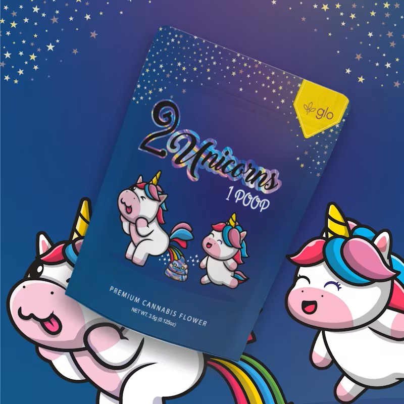 2 UNICORNS 1 POOP I GLO - 3.5 G