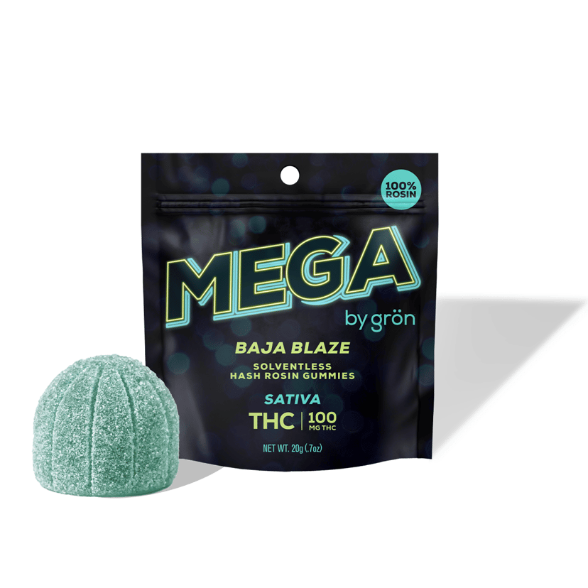 Baja Blaze Gron Mega Rosin Pearls - 100mg