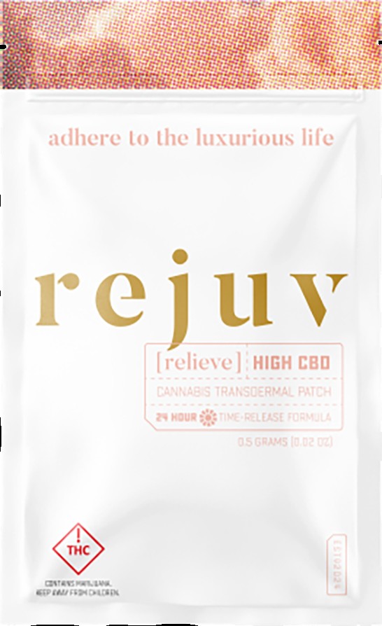 High CBD - Transdermal Patch Rejuv -100mg -  6 Pack