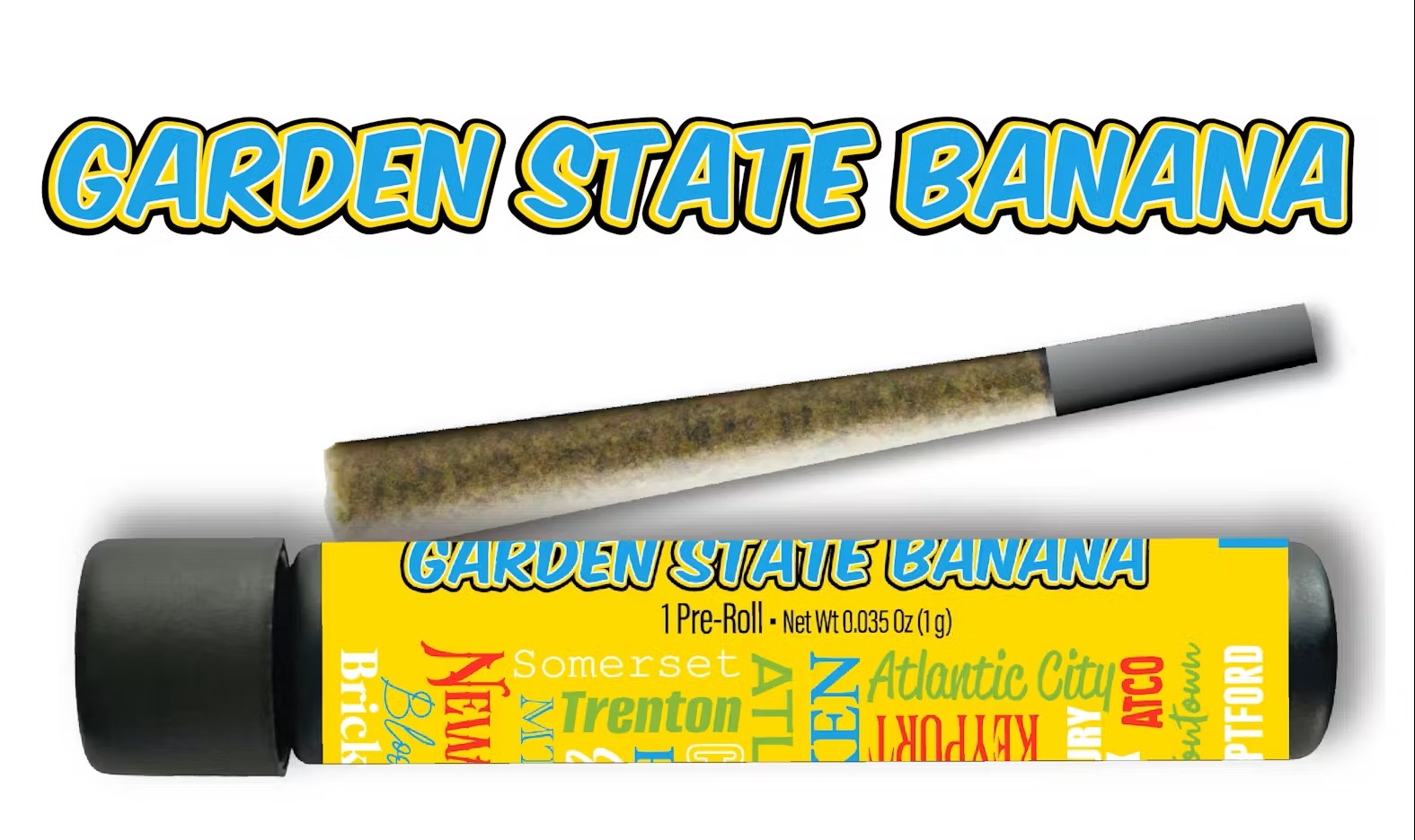 Blue Cheese I Garden State Banana Pre-roll - 1 g