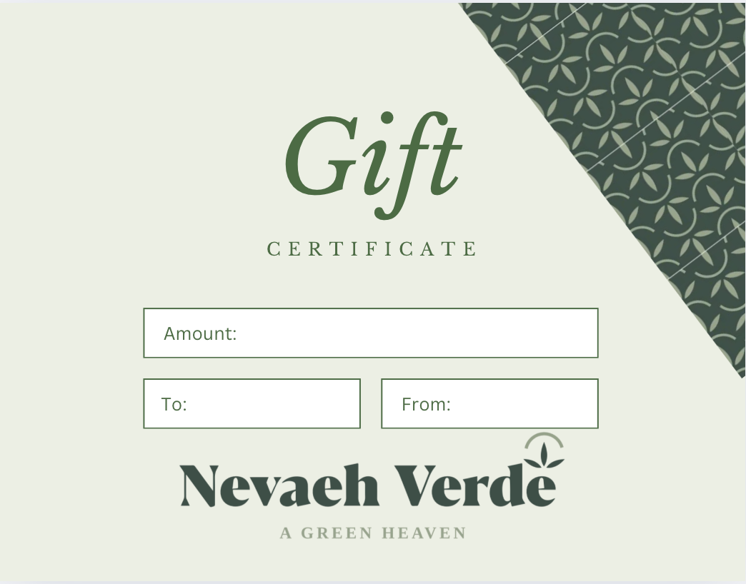 NEVAEH VERDE GIFT CARD $50 - 1 EACH