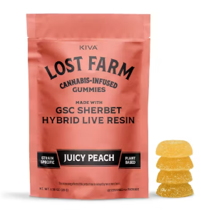 Juicy Peach | Live Resin | 10pk| 100mg