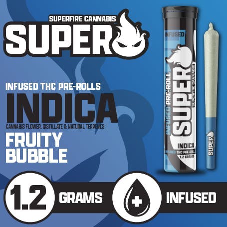 FRUITY BUBBLE | INFUSED PRE-ROLL |  1.2G