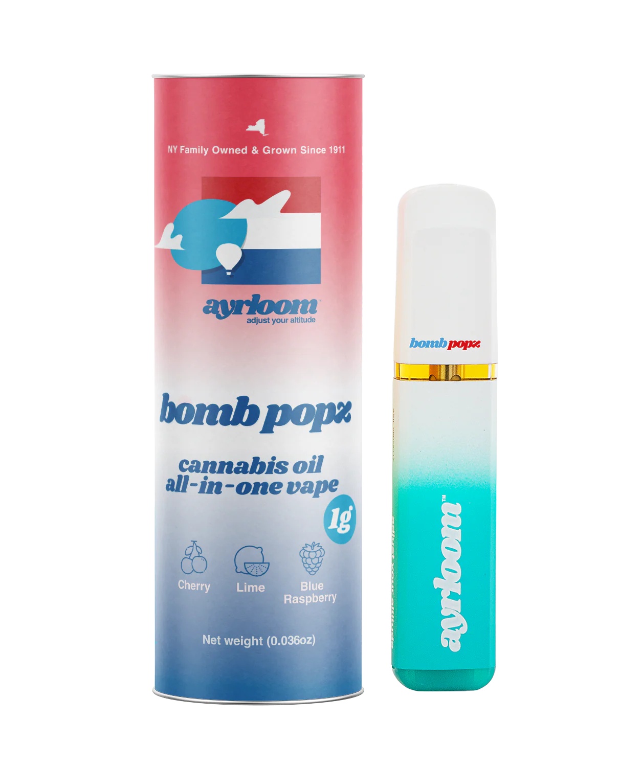  Bomb Popz | AIO Vape | 900mgTHC |  1g