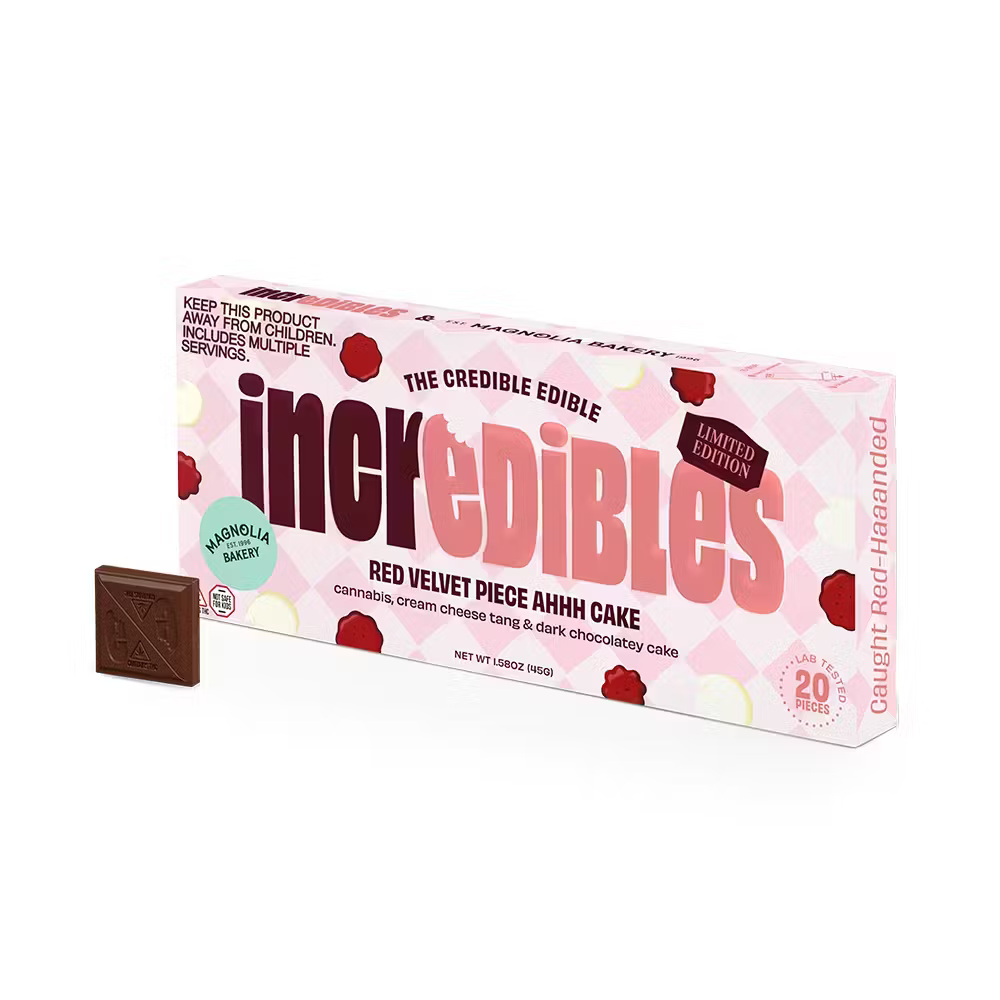 Red Velvet Cake (1:1 CBD:THC) | Chocolate |  100mg