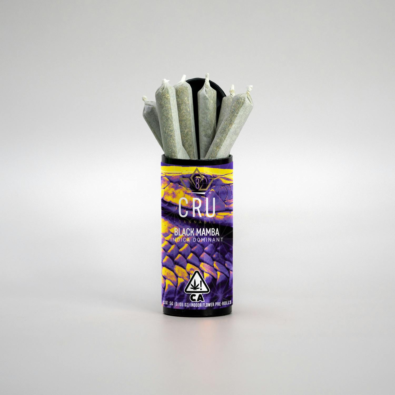 Black Mamba | Infused Pre-Rolls |  .5G/6pk