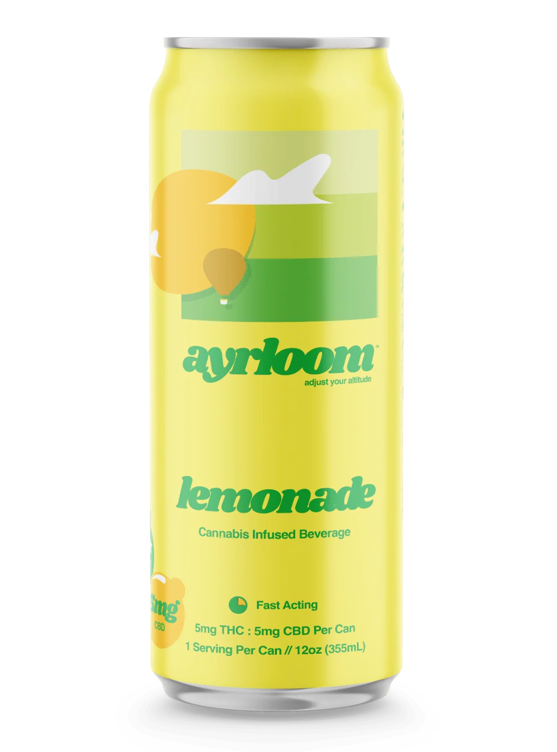  Lemonade | THC Beverage | 10mgTHC/5mgCBD |  12oz