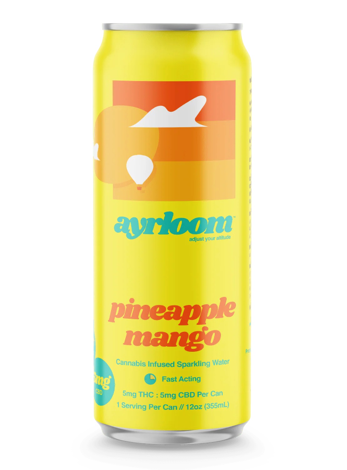 Pineapple Mango | THC Beverage | 10mgTHC/5mgCBD |  12oz