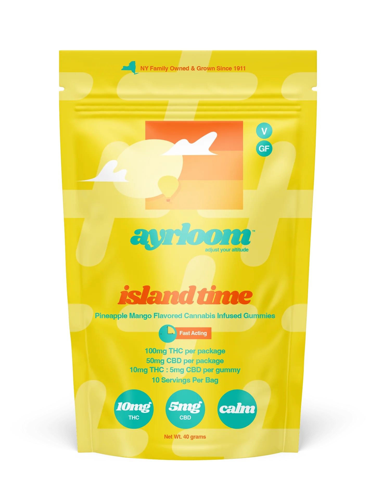 Island Time | Gummy | 10mgTHC/5mgCBD |  10pk