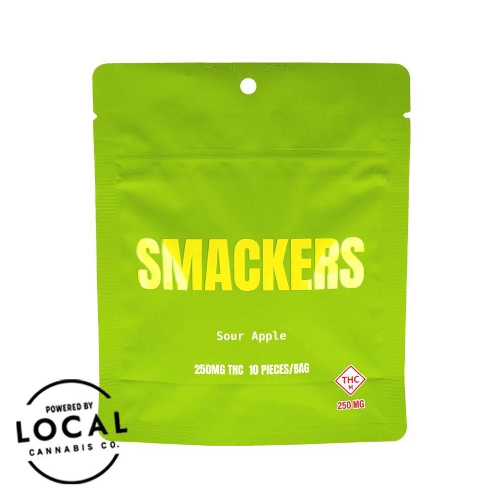 SMACKERS Sour Apple | (250mg) High Potency Gummies | Premium