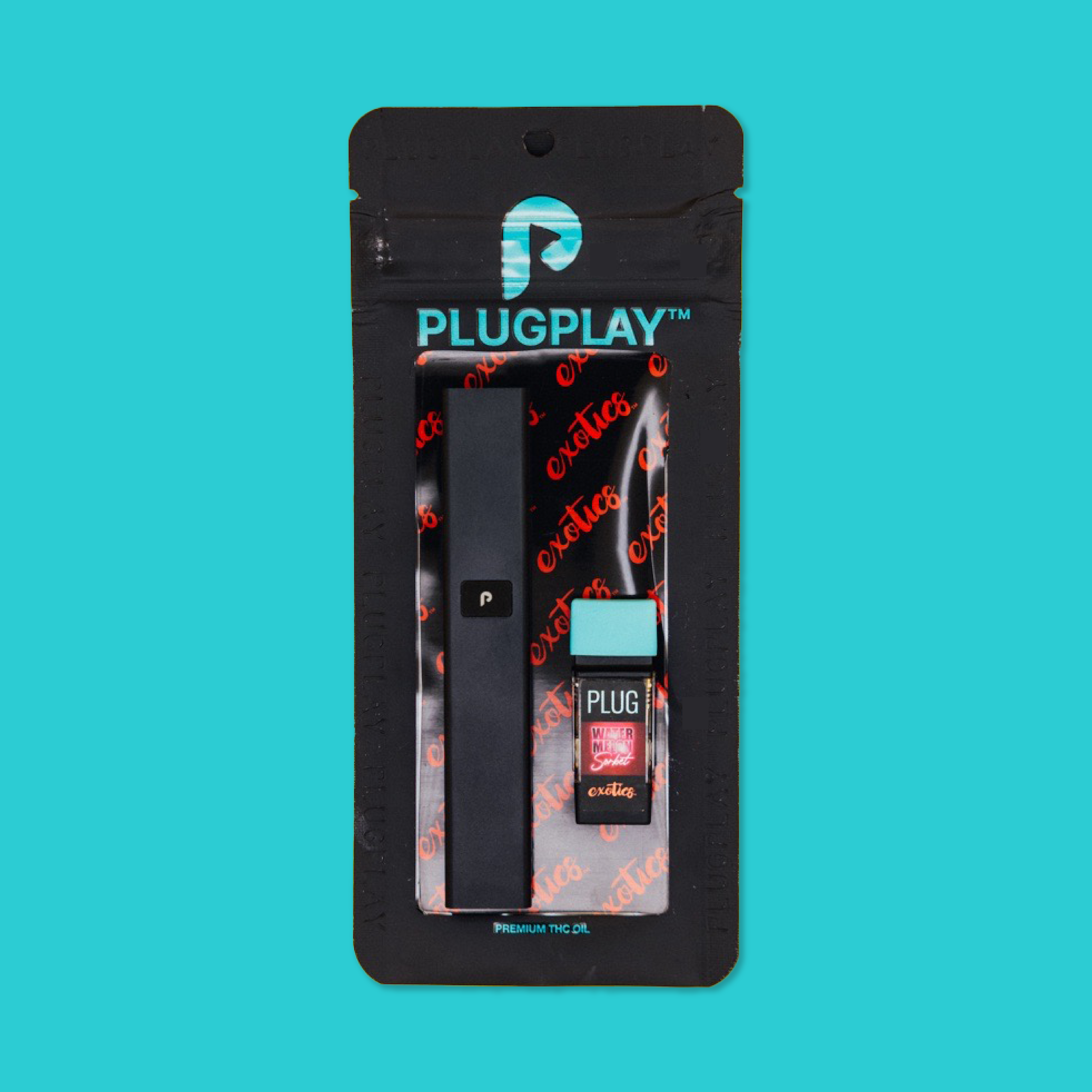 WATERMELON SORBET 1G 'EXOTICS' JUST-PLAY ALL-IN-ONE VAPE PEN