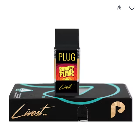 SUNSET FUNK 'LIVEST' 1G LIVE RESIN PLUG - 1 g