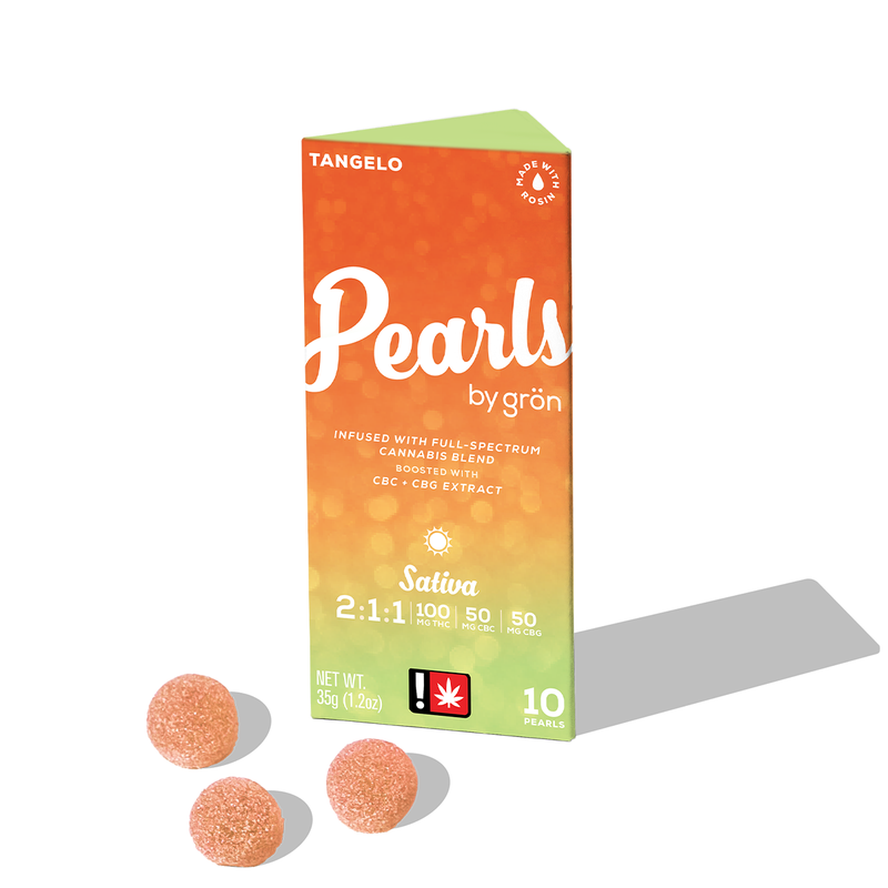TANGELO 2:1:1 (THC+CBC+CBG) PEARLS GUMMIES - 100 mg