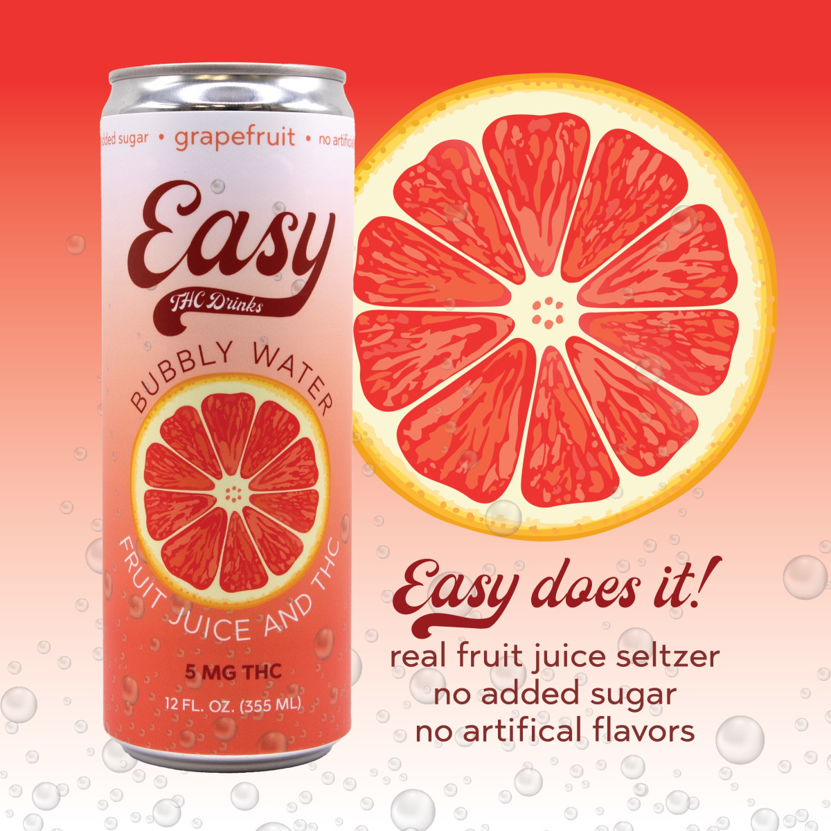 EASY | GRAPEFRUIT BUBBLY WATER