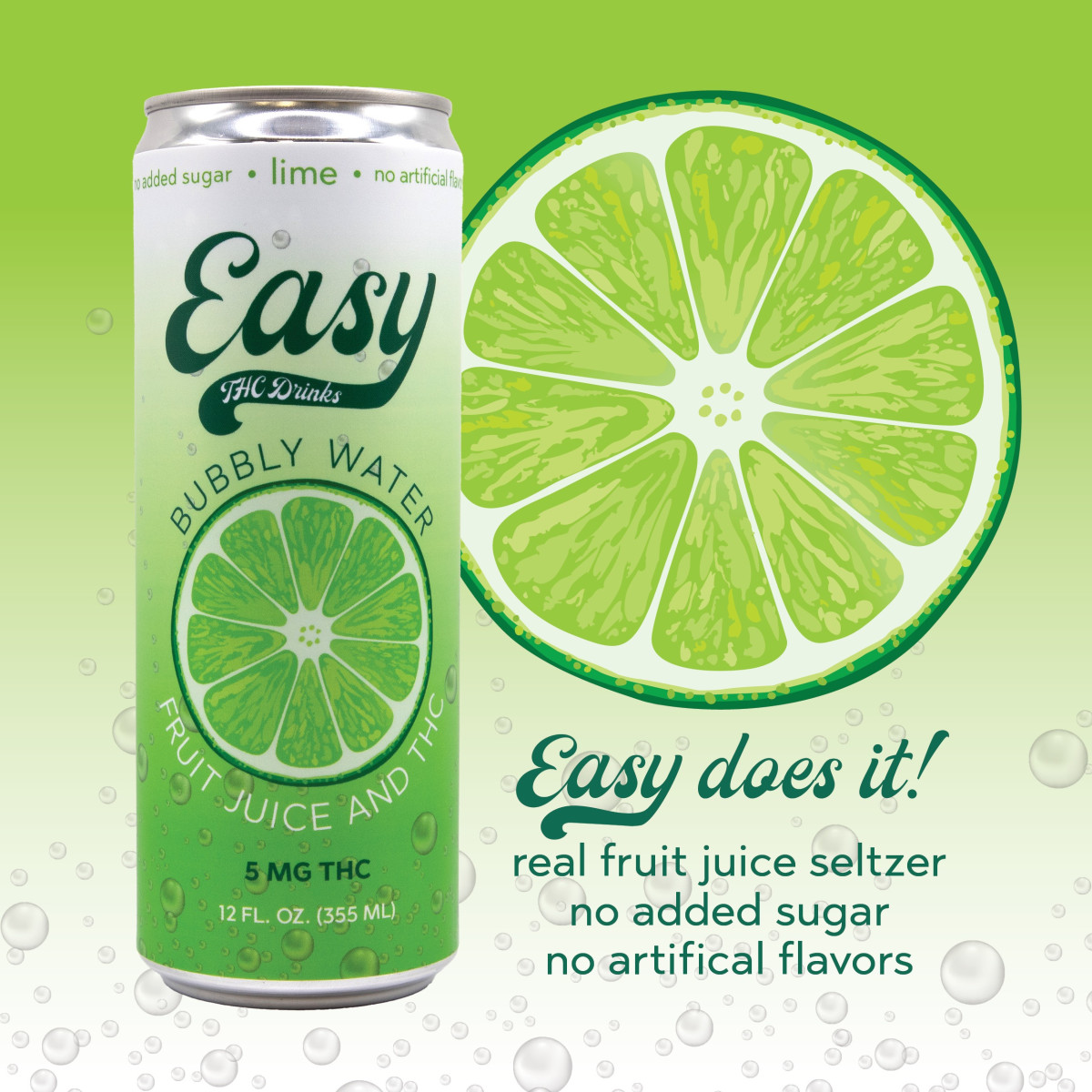 EASY | LIME BUBBLY WATER