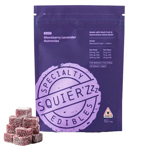 BLACKBERRY LAVENDER | HASH ROSIN GUMMIES | 2 PK