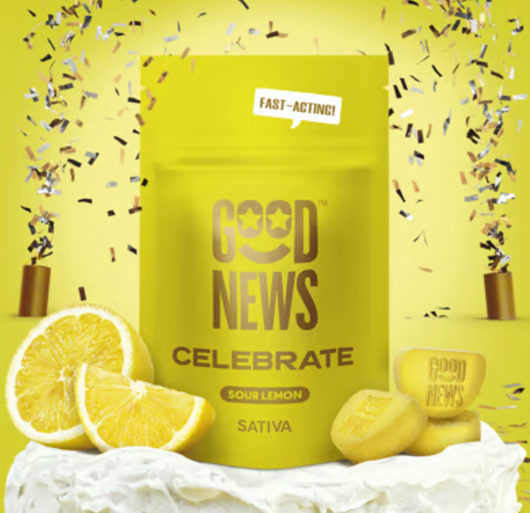 Celebrate Sour Lemon Gummies | 100MG
