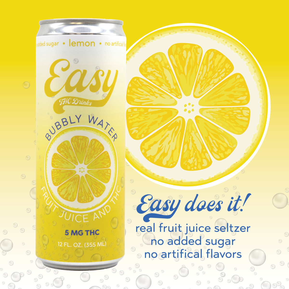 EASY | LEMON BUBBLY WATER