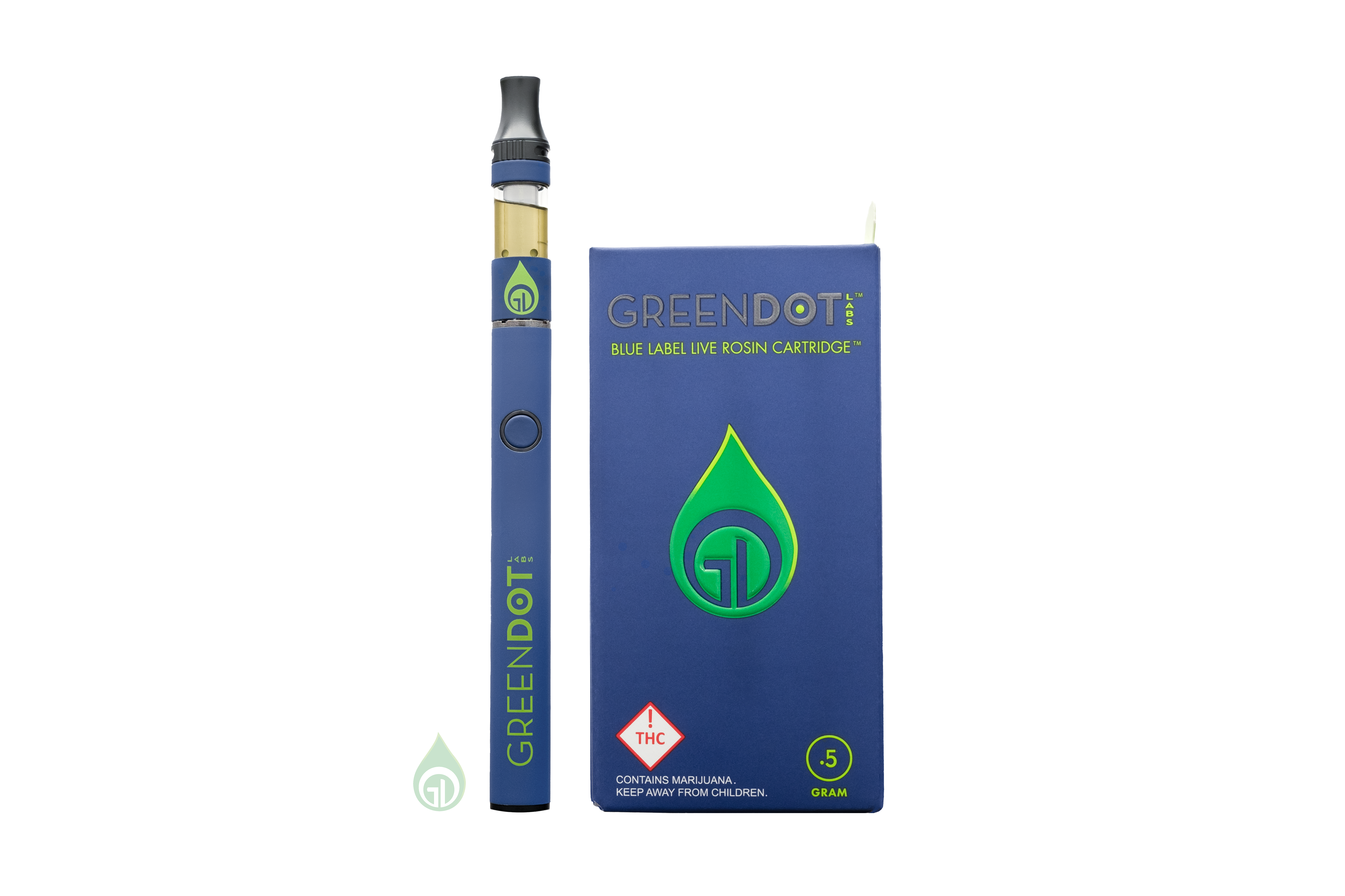 GREEN DOT LABS - FORTISSIMO - BLUE LABEL - LIVE ROSIN - CART - 0.5G