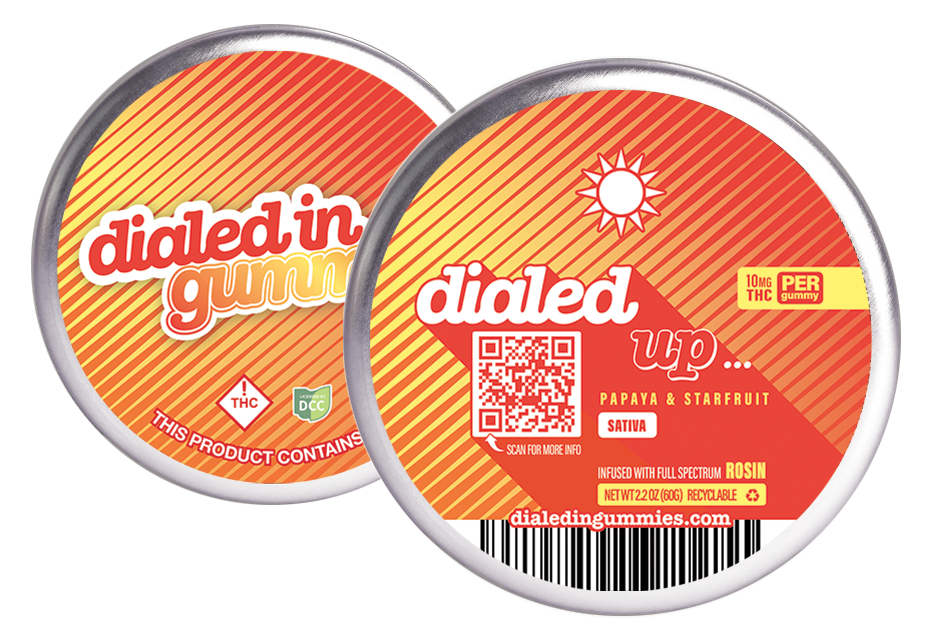 DIALED IN - SATIVA - ROSIN GUMMIES - 100MG
