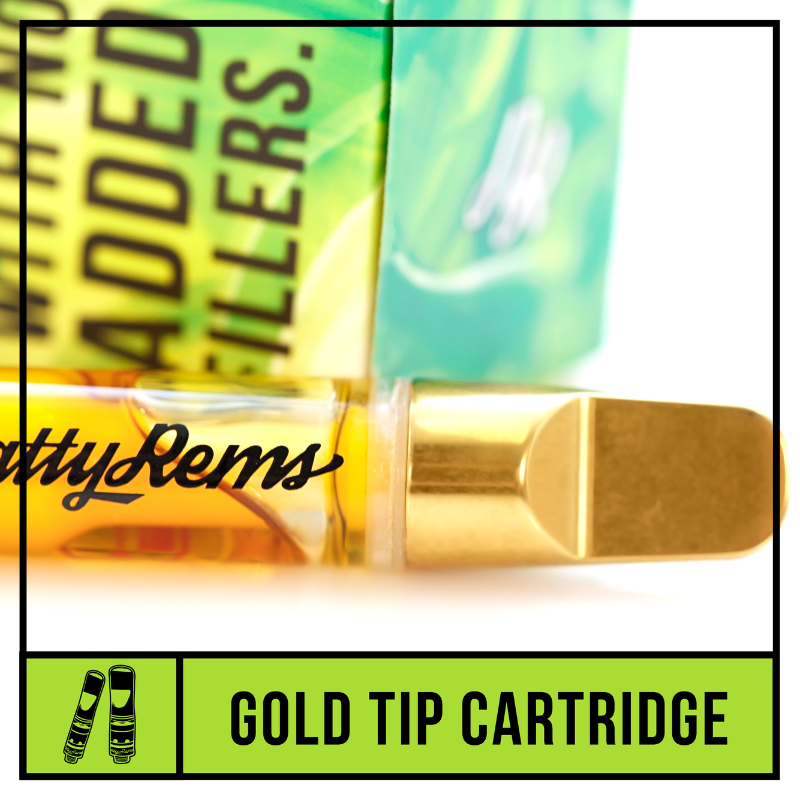 NATTY REMS - INDICA - GOLD TIP LIVE RESIN CART - 1G