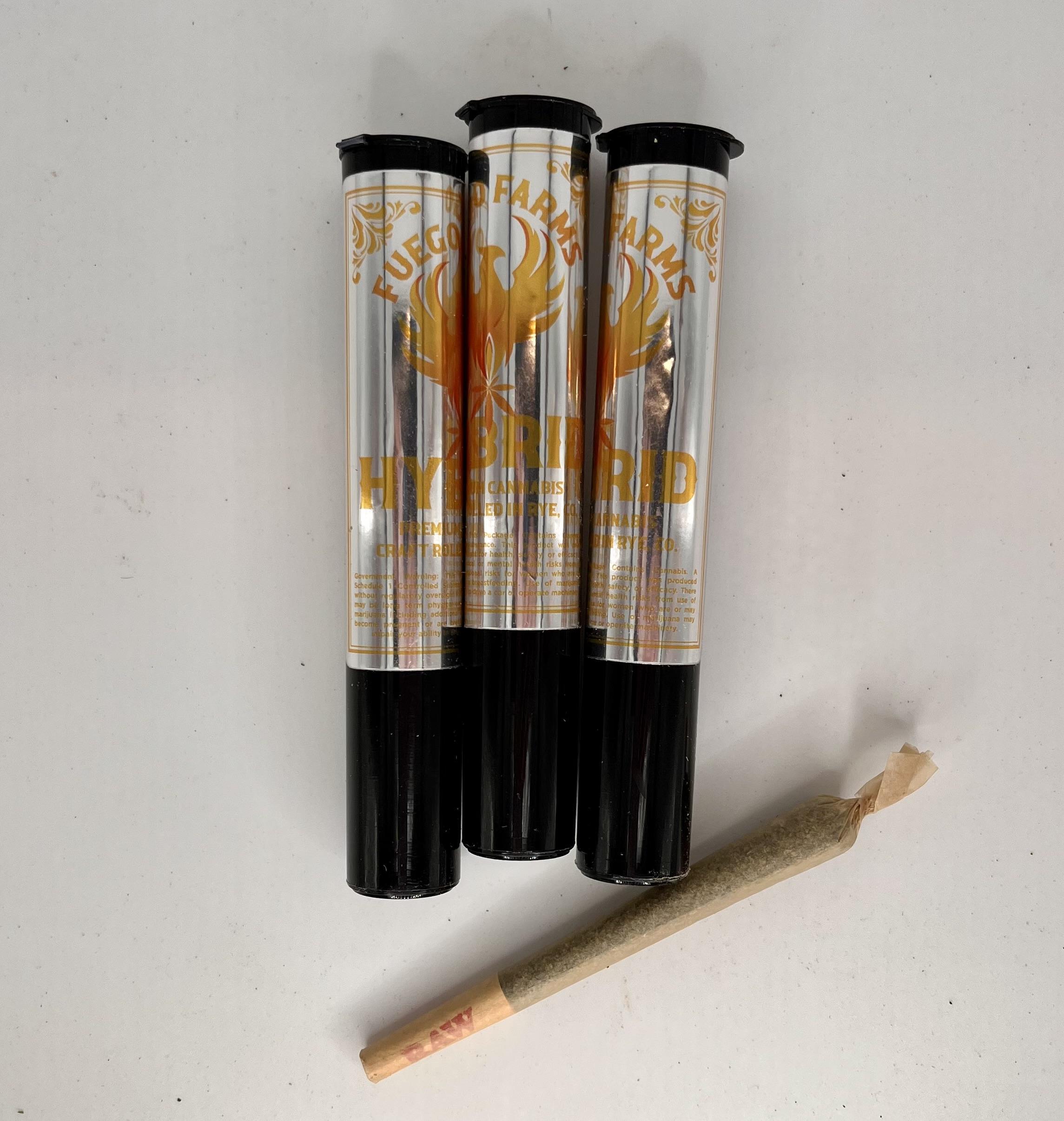 FUEGO FARMS -CRAZY GLUE- PRE ROLL - 0.5G