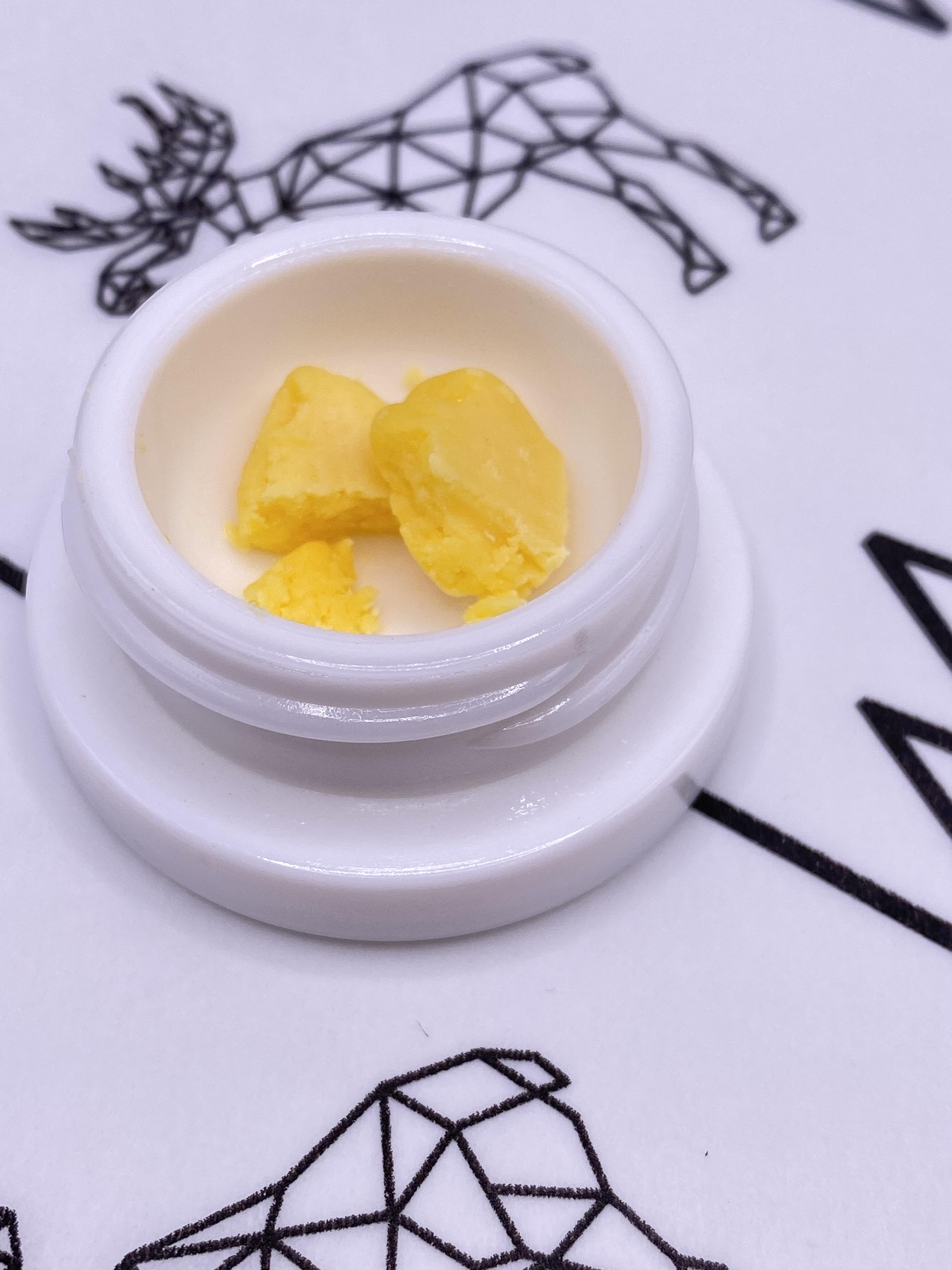 (MED) WHITE MOUSSE - TANGERINE - WAX - 1G