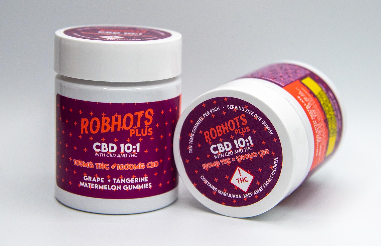 (MED)ROBHOTS PLUS - CBD 1:1 - GUMMIES - 1000MG