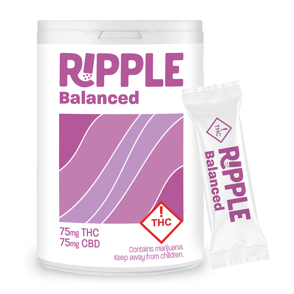 RIPPLE - BALANCED THC:CBD:CBC - 1:1:1 - DISSOLVABLE POWDER - 75MG