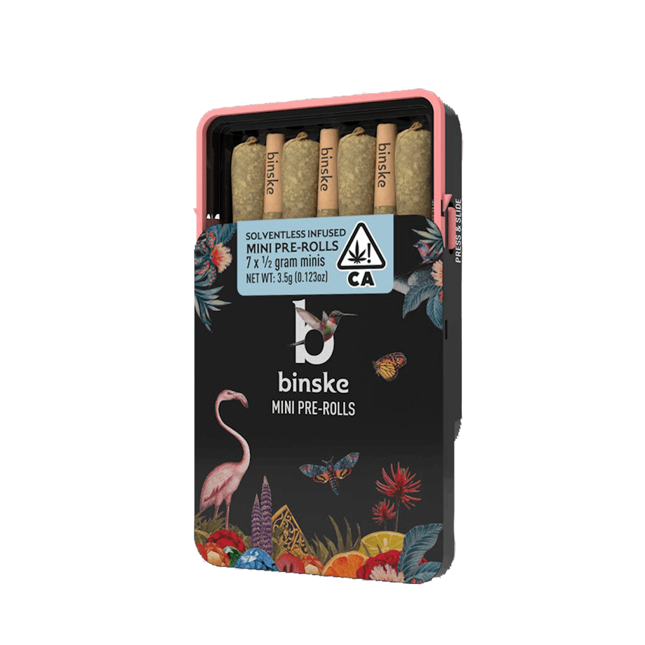 BINSKE - ICED CHERRIES - ROSIN INFUSED PRE ROLL 7PK - 3.5G