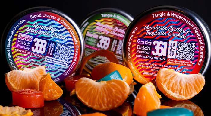 DIALED IN - SLURRICANE- ROSIN GUMMIES - 100MG