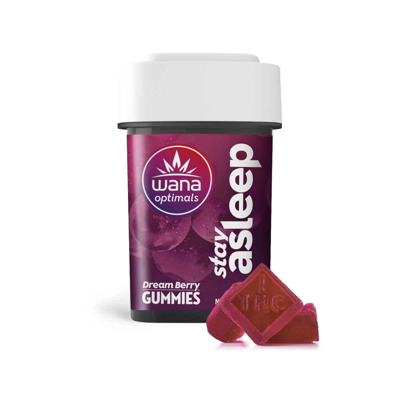 WANA - STAY ASLEEP CBD:THC:CBN:CBD - 4:2:1:1 - GUMMIES - 100MG