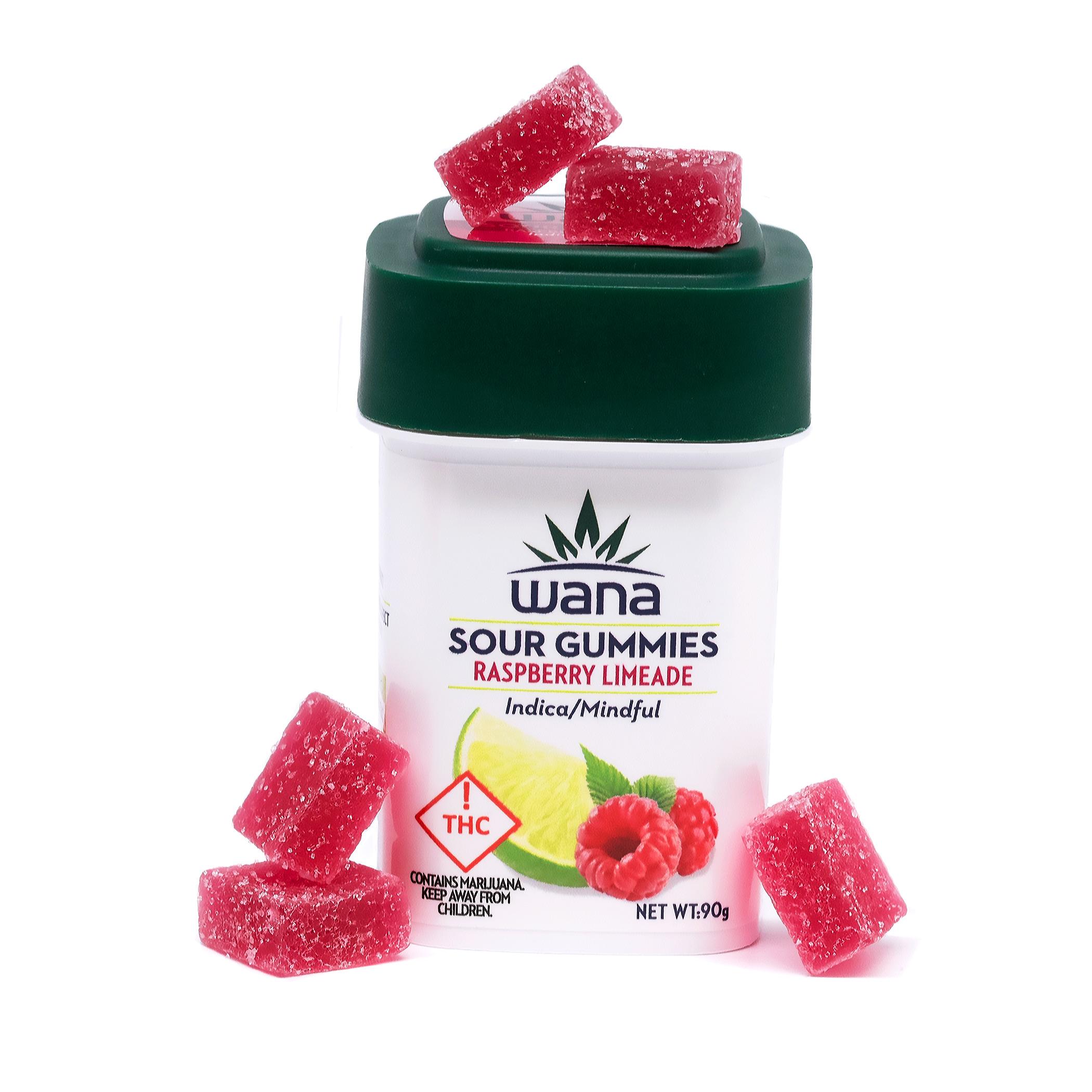 (MED)WANA - RASPBERRY LIMEADE - INDICA - GUMMIES - 1000MG