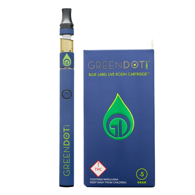GREEN DOT LABS - FORTISSIMO - BLUE LABEL - ROSIN CART - 0.5G