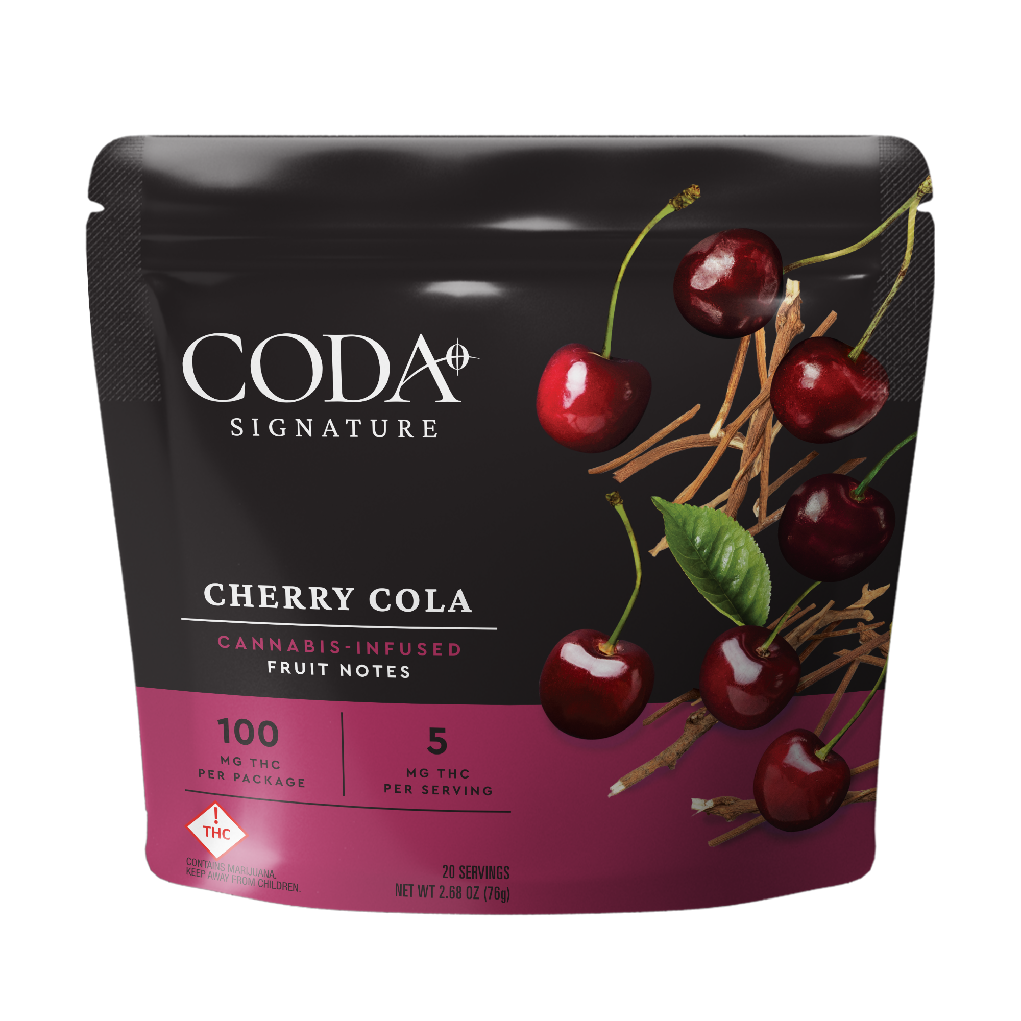 CODA - CHERRY COLA - FRUIT NOTES - 100 mg