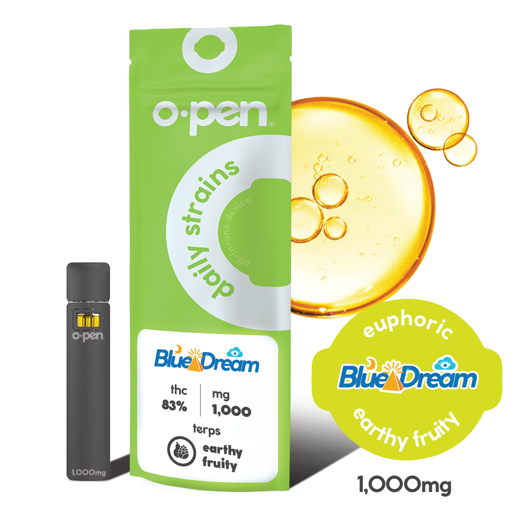 O.PEN - BLUE DREAM - EUPHORIC - DISPOSBLE - 1G