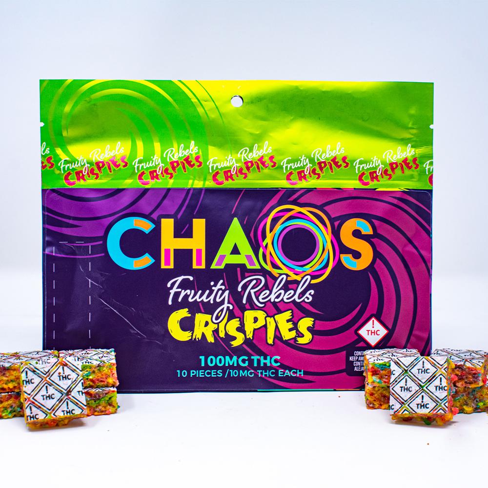 CHAOS CRISPIES - WILD STRAWBERRY - CRISPIE - 100MG