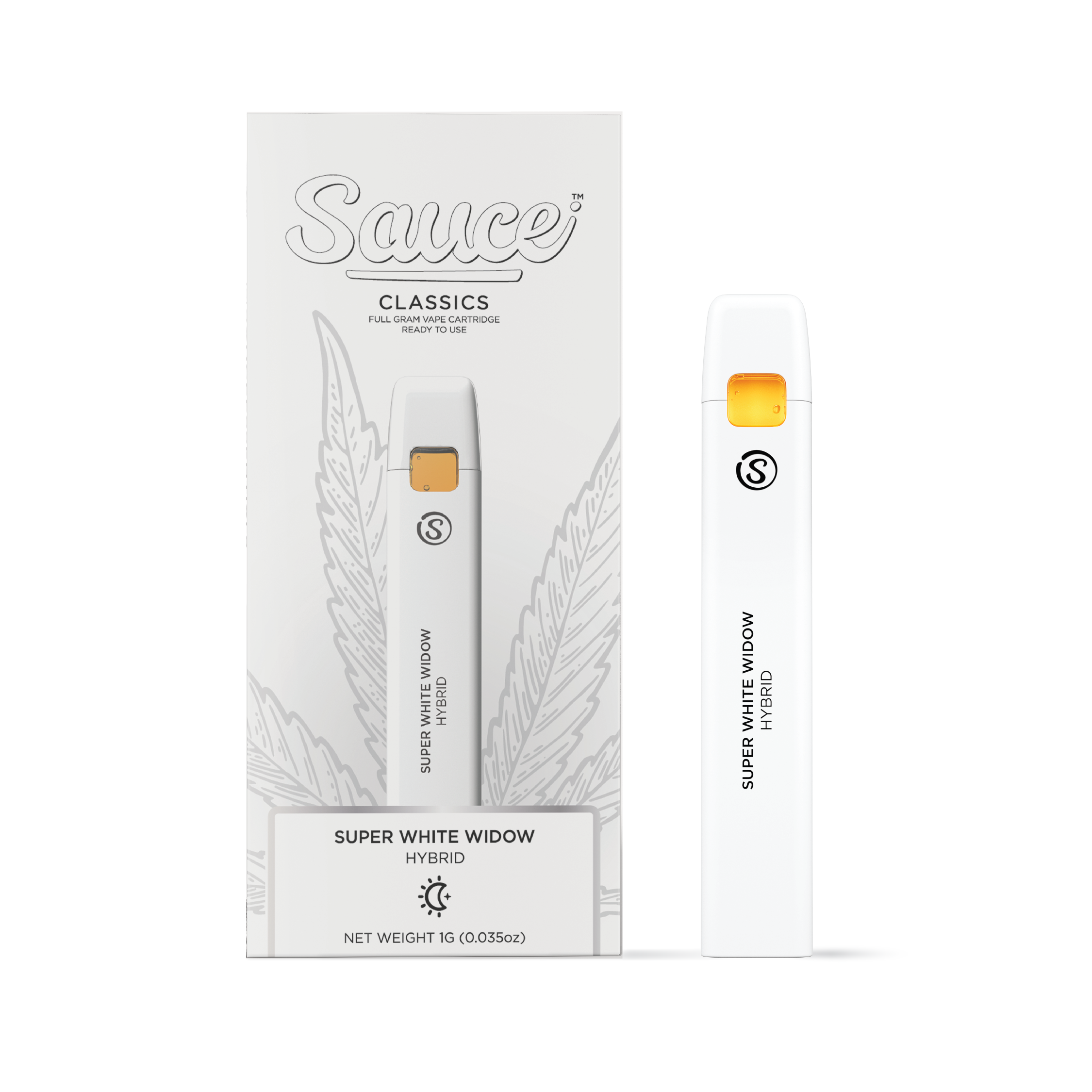 SUPER WHITE WIDOW - HYBRID - DISTILLATE DISPOSABLE - 1G