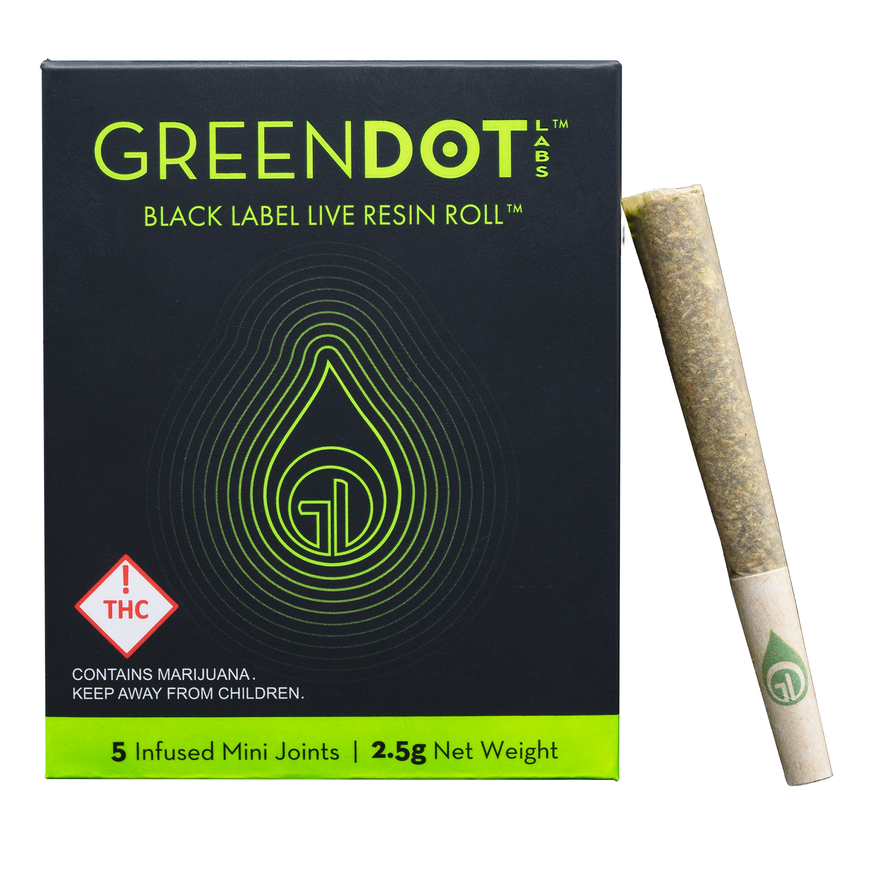 GREEN DOT LABS - FINAL BOSS #18 + PINE APPLE - INFUSED PRE ROLL 5PK - 2.5G