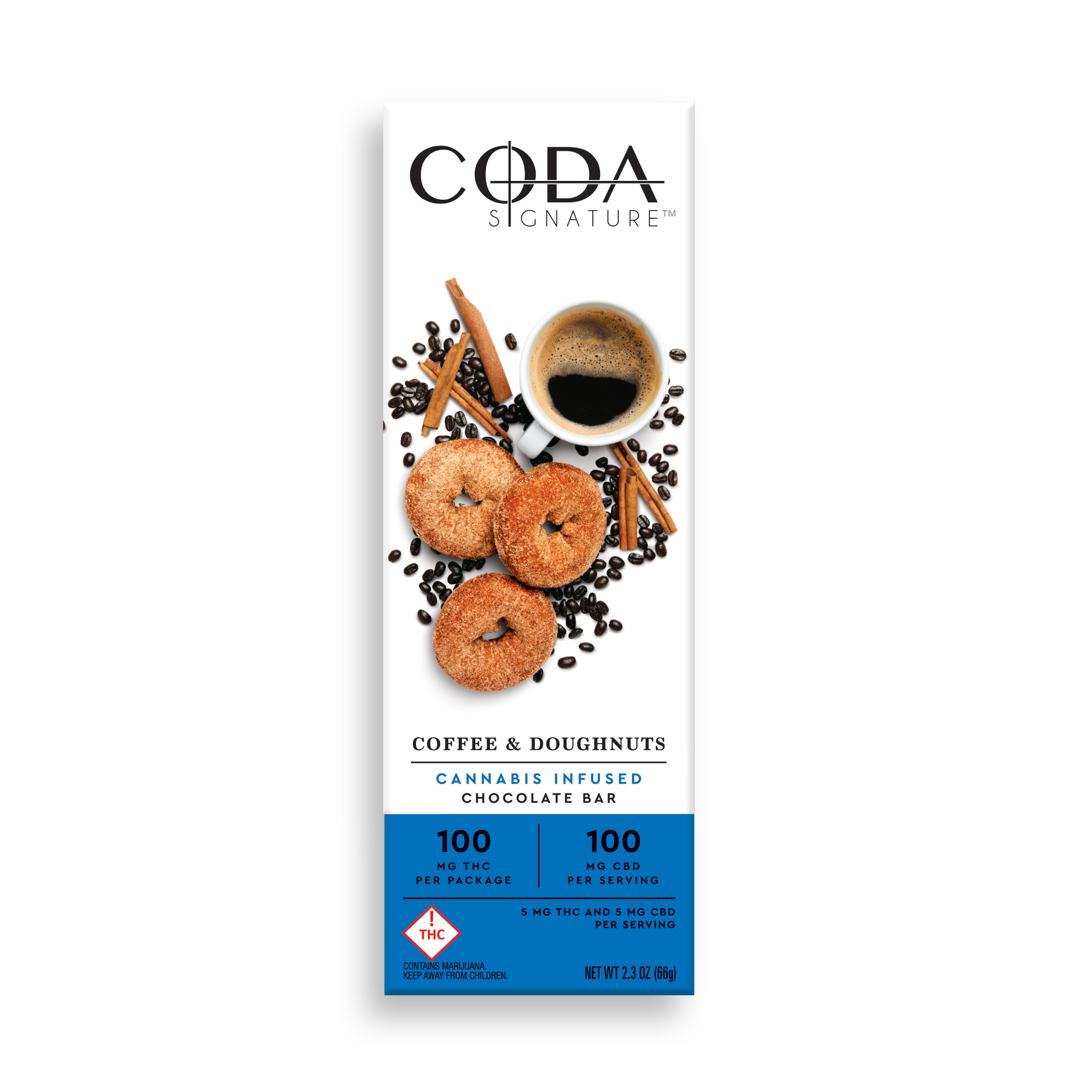(MED)CODA - COFFEE & DOUGHNUTS - CHOCOLATE - 1000MG