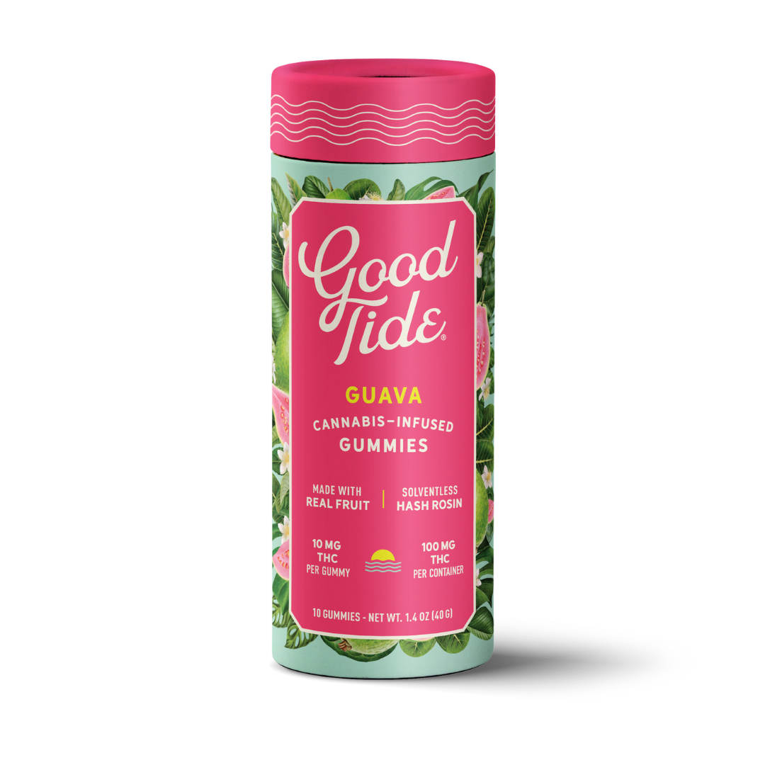 GOOD TIDE - GUAVA - ROSIN GUMMIES - 100MG
