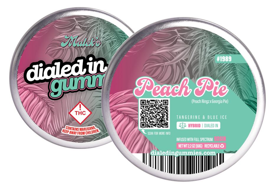 DIALED IN - PEACH CHUTNEY - ROSIN GUMMIES - 100MG