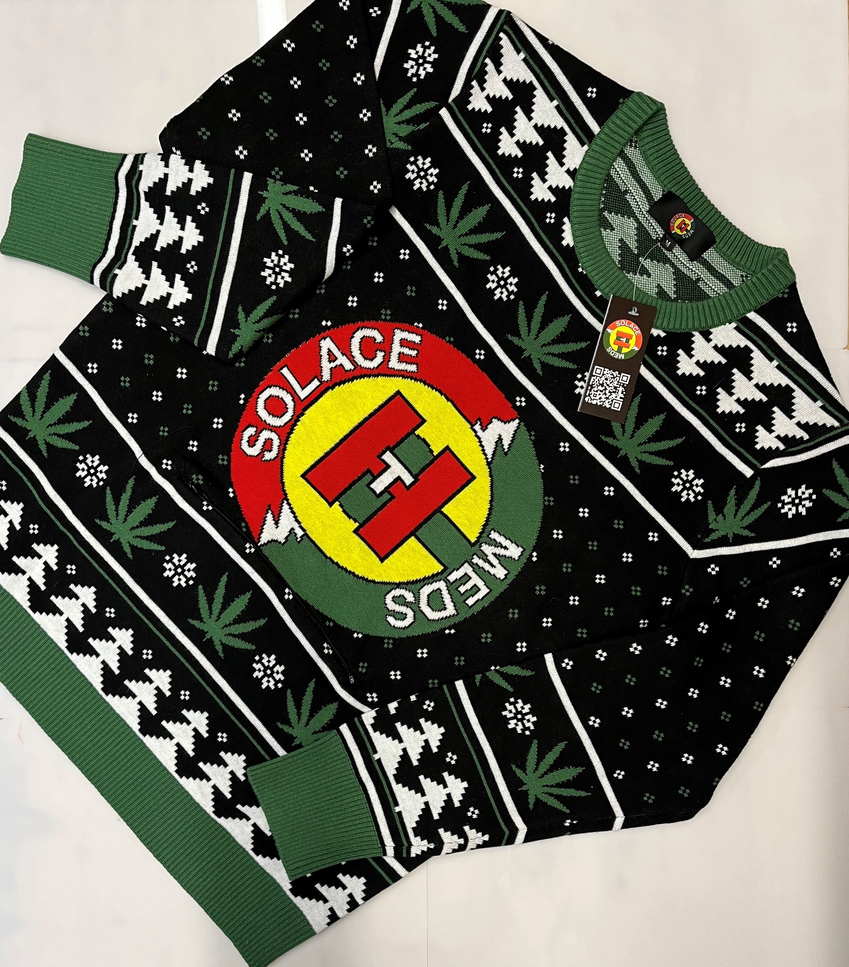 SOLACE - SOLACE MEDS - SWEATER - BLACK