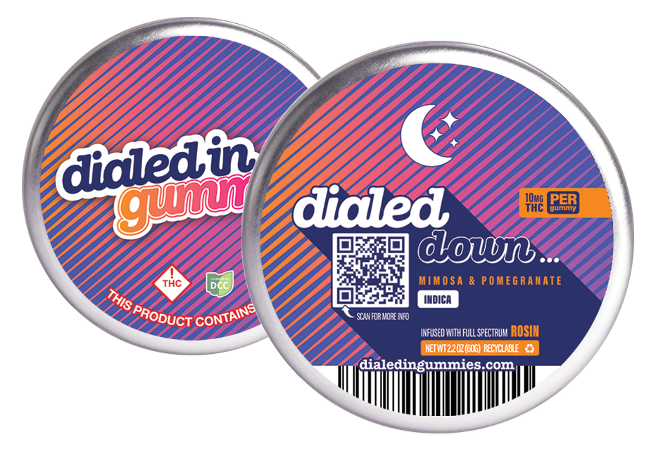 DIALED IN - INDICA - ROSIN GUMMIES - 100MG